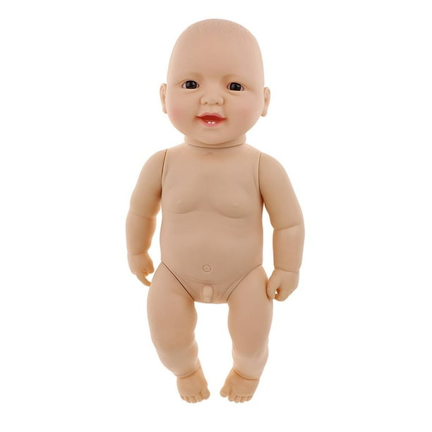 Kidding Brand 48cm19inch Flexible Reborn Doll Soft Silicone Bebés Niños Juguetes para aprender