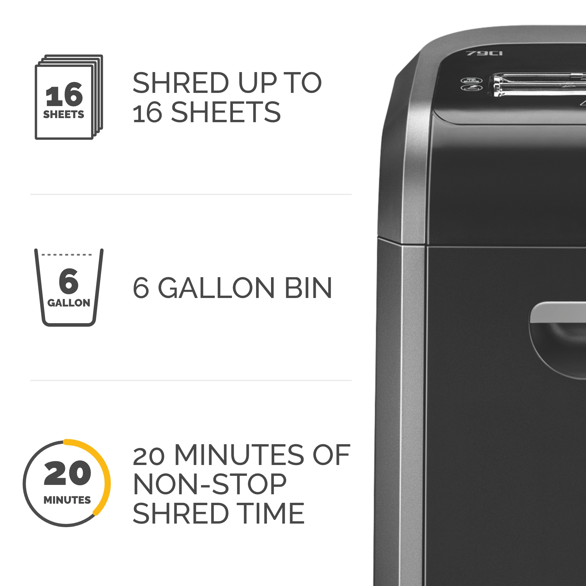 Fellowes Powershred 79Ci Cross-Cut Shredder photo 5