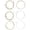 A#6Pcs, variant on 6 Pack Acoustic Guitar Strings, Golen Coated Set for Beginners, Folk Guitar Replacement,Value Set, Rich Full Tone, Durable & Comfortable Feel, by Preplabs
