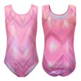 thumbnail image 6 of Baywell Girls Gymnastics Leotards with Shorts Dance Ballet Unitard Biketard Sleeveless Dancing Athletic Leotards with Hair Scrunchie for 5-14T, 6 of 7