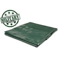 thumbnail image 2 of PVC Vinyl Cover Waterproof UV Resistant Heavy Duty Vinyl Tarp 13oz 18 Mil -GREEN (14' x 24'), 2 of 3