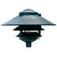 thumbnail image 1 of Dabmar Lighting D5300-G Cast Aluminum Three Tier Pagoda Light- Green, 1 of 1
