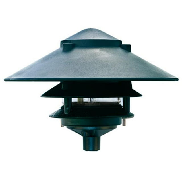 Dabmar Lighting D5300-G Cast Aluminum Three Tier Pagoda Light- Green