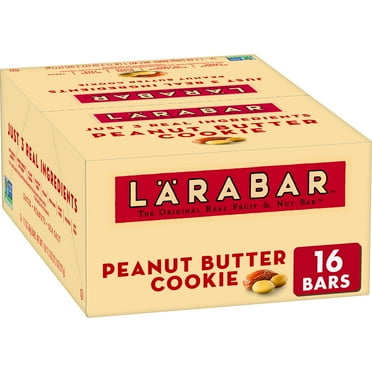 Larabar Peanut Butter Cookie, STF9 Gluten Free Vegan Fruit & Nut Bar, 16 Ct, 27.2 OZ