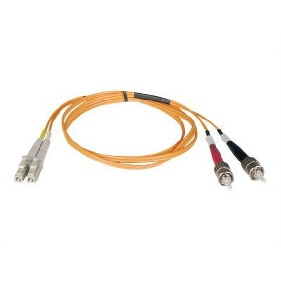 Tripp Lite 10M Duplex Multimode 62.5/125 Fiber Optic Patch Cable LC/ST 33' 33ft 10 Meter (N318-10M)