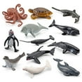 thumbnail image 1 of 12PCS Mini Sea Toys for Kids Plastic Sea Animals Figurines Simulation Ocean Animals Model Decoration, 1 of 6