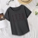 thumbnail image 1 of Camiseta para mujer Camiseta básica Ropa elegante Ropa deportiva Camiseta con cuello redondo para mujer para acampar Deportes Calle S, 1 of 8