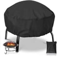thumbnail image 1 of Basics 42D Protective Cover for Round Fire Pit 96cm*50cm, Black, 1 of 7