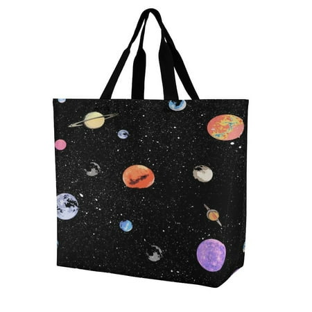 Univers Planet T-shirt Phone Cover Mug Women s Casual Shoulder Bag Shopping Bag Lady Handbag Eco Reusable Large Tote Shopper Storage Bags
