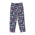 thumbnail image 4 of Daiia Watercolor Marine Animals Women's Sleep Pant with Pockets and Drawstring,Pajama Pants-Medium, 4 of 9