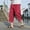 Red, variant on Bcfgryg Mens Solid Color Loose Cotton And Linen Cropped Trousers Plus Size Fashionable Casual Sports Pants Men’s Pants