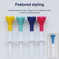 thumbnail image 3 of Hobeauty Plastic Golf Tees Adjustable Golf Tees Height Adjustable Lightweight Unbreakable Low Friction Golf Tees Training Aid Unbreakable Golf Tees, 3 of 8