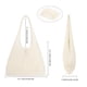 thumbnail image 2 of Bolsa de Playa Tejida COOKOOKY para Mujer en Beige, 2 of 5