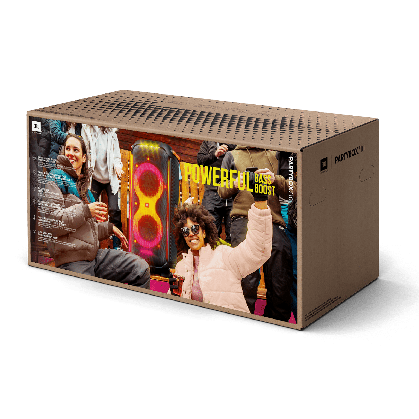 JBL PartyBox 710 Wireless Bluetooth Party Speaker with Builtin Light and Splashproof Design  (图2)
