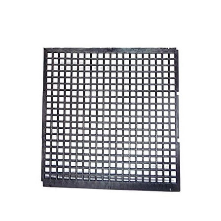 Custom Pro 24 Inch x 24 Inch Support Grate for Water Feature Basin Construction Holds Pond and Water Garden Bubblers, Rocks, Other Decorations - Hides Reservoir - Rustproof - Black - Can Be Cut