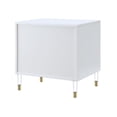thumbnail image 5 of Posh Living Glamuri 3-Drawer Nightstand with Acrylic Legs in White, 5 of 8
