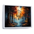 thumbnail image 2 of Designart "Surreal Reverie Gold Dream Catcher" Spiritual Floater Framed Wall Decor, 2 of 7