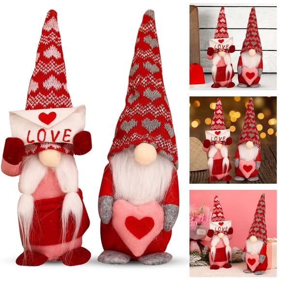 Day Plaid Valentine's Doll Love Faceless Doll Decoration Doll Valentine's Day Decoration Doll Doll Faceless Plaid Love Doll Decoration &