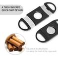thumbnail image 4 of 5Pcs Pocket Cigar Cutter Stainless Steel Double Blades Guillotine Knife Scissors, 4 of 5