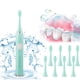 thumbnail image 1 of Cepillo de dientes, cepillo de dientes con 8 cabezales, 5 modos de limpieza, resistencia al agua IPX7 - Cepillo de dientes recientemente mejorado, mayor vida útil, carga más rápida, 1 of 7