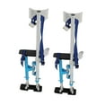 thumbnail image 2 of Drywall Stilts 18-30 Inch Drywall Stilt Aluminum Alloy Adjustable Stilts Light Blue Stilts, 2 of 7