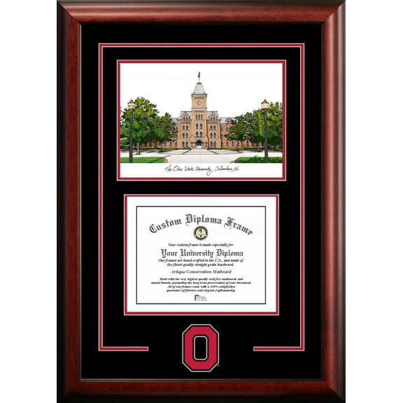 Ohio State Buckeyes 8.5" x 11" Spirit Graduate Diploma Frame