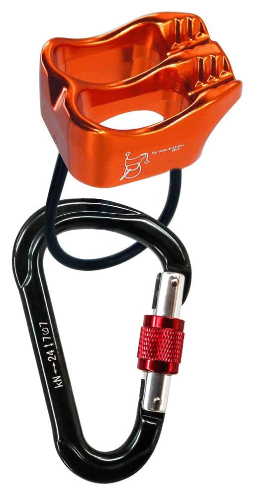 1 Pcs Climbing Abseiling Belay Device ATC Rappelling Descender 25KN V-grooved Equipment