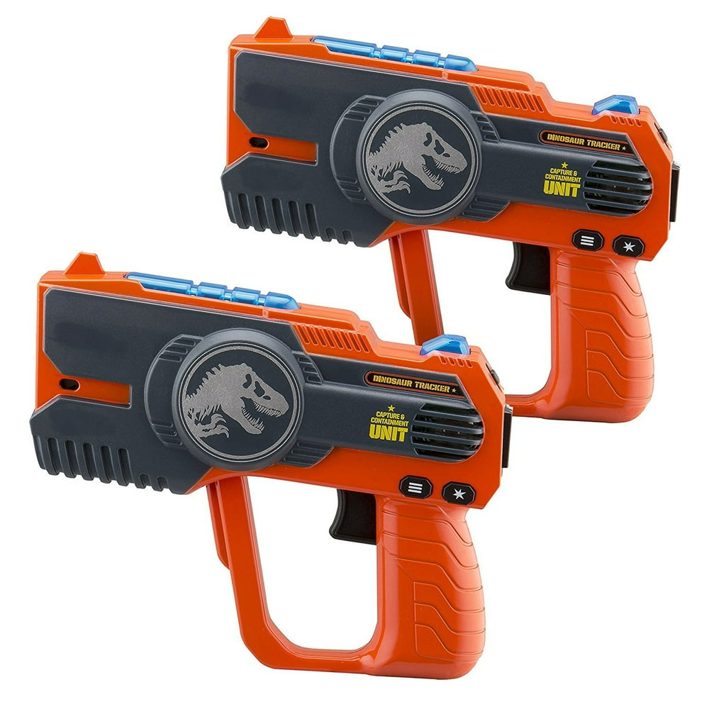 eKids Jurassic World 2 Laser Tag Blasters Lights Up & Vibrates When Hit