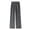 Gray, variant on Men's Casual Wide Leg Pants Elastic Waist Drawstring Trousers with Pockets Solid Color Herringbone Pattern Long Pants for Daily Wear Outdoor Travel Lounge
