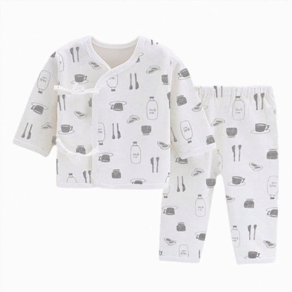 NOLDARES Toddler Kids Boys Pjs 2Pcs Pajama Set Long Sleeve Print Top with Pants Soft Cotton Sleepwear Little Boys 6-24 Months 2t 3t 4t 5t 6t 7t 8t 9t Children,Grey,6-9 M