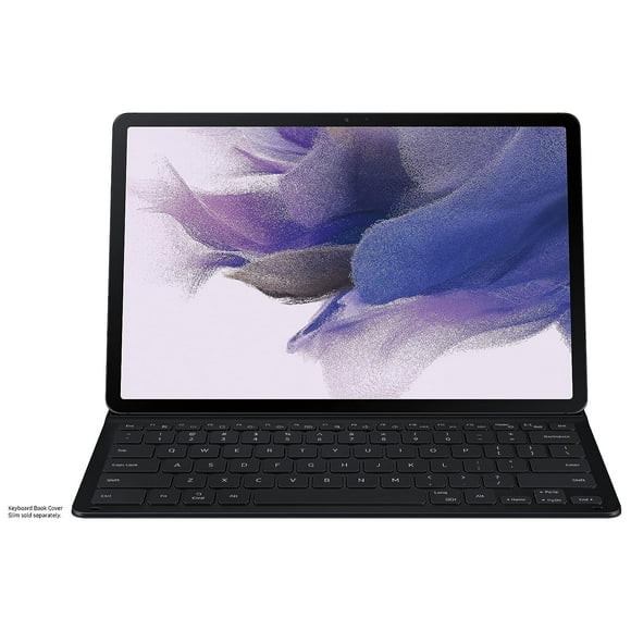 SAMSUNG Tablet Keyboard Cover, Protective Case for Galaxy Tab S8+, S7 FE, S7+ Lite w/ Large Key Sizes, S Pen Holder, Slim, Sturdy, Ultra Lightweight, US Version, Black Balck