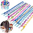 thumbnail image 1 of 12 Colors Girls Hair Braid Clips, Hair Styling Twister Barrette, Spiral Spin Hair Tool Accessories for Birthday Pary, Bar, Wedding, 1 of 1