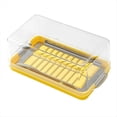thumbnail image 1 of Caja para Cortar Mantequilla con Tapa Rebanador de Mantequilla para Cortar Recipiente para Mantequilla Almacenamiento de Mantequilla Tazón para Mantequilla Grande, 1 of 5