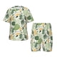 thumbnail image 1 of Fotbe Hawaiian Style Pijama Estampada de 2 Piezas para Niños – Ropa de Dormir de Manga Corta Cómoda para Niños y Niñas, Camiseta y Shorts de Algodón-3X-Large, 1 of 6