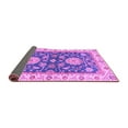 thumbnail image 2 of Ahgly Company Indoor Square Oriental Purple Traditional Area Rugs, 7' Square, 2 of 4