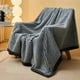 thumbnail image 4 of Manta de forro polar Sofá cama de poliéster Sherpa suave funda para el sofá para invierno y viajes, 4 of 6