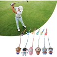 thumbnail image 2 of Set Of 6 Golf Tee Hooks Cartoon Design Anti Lost With Strap Golf Accessories Gift Set For Putter Keeper Buddy Golf, 2 of 5