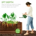 thumbnail image 3 of Best Choice Products 8x2x2FT Large Outdoor Planting Box for Backyard Vegetables, Herbs, Flowers, Greenery - Wood Grain, 3 of 8