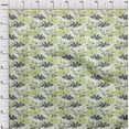 thumbnail image 3 of oneOone Cotton Cambric Fabric Leaves & Floral Ikat Print Fabric BTY 56 Inch Wide, 3 of 4