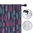 thumbnail image 4 of Blackout Kids Curtains,Boho Bohemia Flower Childrens Insulated Curtains Set Of 2,Bedroom Essentials,Toddler Room Decor 42"x54"(106x137cm), 4 of 4