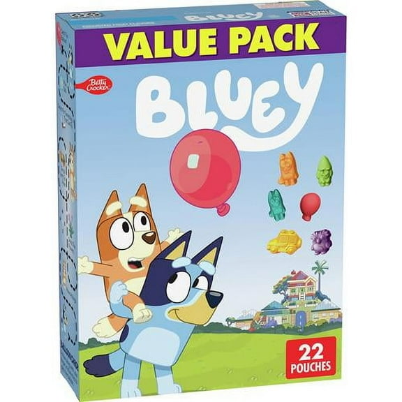 Betty Crocker Bluey Fruit Snacks - 17.6oz/22ct - Pack of 2