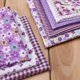 thumbnail image 4 of Worallymy, 8 Uds., tela de algodón con rayas de puntos y flores, bricolaje, costura de retazos, tela para muñecas, tela de costura hecha a mano Worallymy JD735795743, 4 of 6