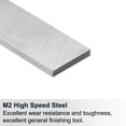 thumbnail image 4 of Uxcell Square Lathe Tool Bit Blank 3mm x 14mm x 200mm M2 HSS (High Speed Steel) Turning Tool Milling Blank, 4 of 6