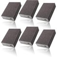 thumbnail image 1 of HSHDLDF 6 Pcs 80 Grit Sanding Sponge, Coarse Sponge Sanding Blocks Set, Reusable Wet Dry Sanding Sponges for Metal, Drywall, Plastic, Wood, Paint (Rectangled), 1 of 7