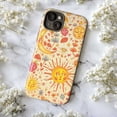 thumbnail image 5 of Celestial Sun and Moon Phone Case, Boho Astrology Stars and Floral Artistic iPhone Cover, Unique Protective Case for iPhone 17 16 15 14 13 12 11 Plus Pro Max Mini, 5 of 6