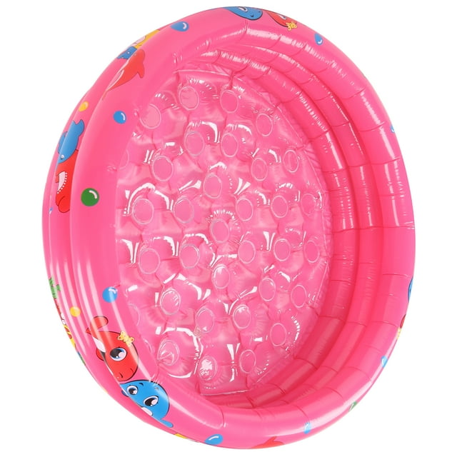 Outdoor Inflatable Pool, Full-sized Family Kiddie Swiming Pool, Portable Round Paddling Pool, Super Soft Baby Swim Pool For Backyard Garden Party, Summer Entertainment Essentials