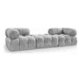 thumbnail image 1 of Bowery Hill 102" Grey Boucle Fabric Upholstered 3-Oiece Modular Sofa, 1 of 3