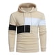 thumbnail image 2 of Sudadera con capucha de manga larga para hombre, abrigo de color con costuras, chaqueta, prendas de vestir, Tops deportivos Pompotops  oipoqjl17490, 2 of 4