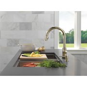 Delta 9159Tl-Dst Trinsic 1.8 GPM Single Hole Pull Down Touchless Kitchen Faucet - Chrome