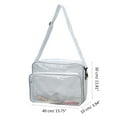 thumbnail image 5 of AOOOWER Transparent PVC Shoulder Bag for Electronics Large Anti-static Clear Tool Bags, 5 of 20